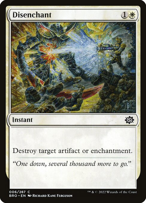 Disenchant - The Brothers' War () #6 [Foil] [Foil]