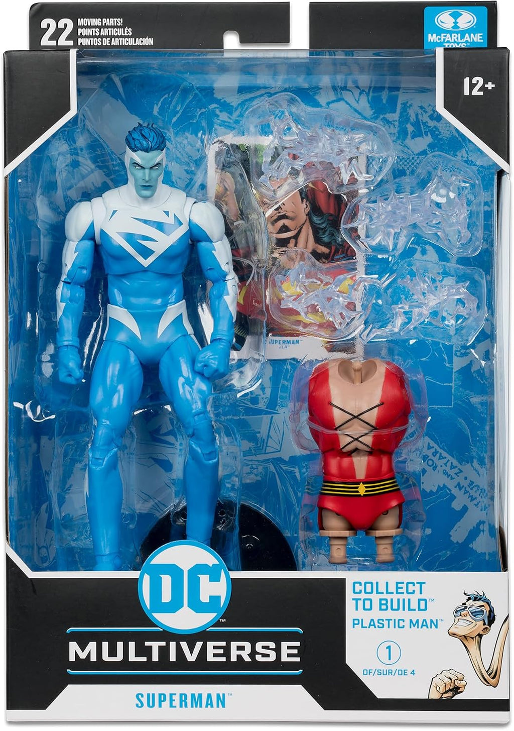 McFarlane Toys - DC Multiverse Superman (JLA) 7in Build-A Figure