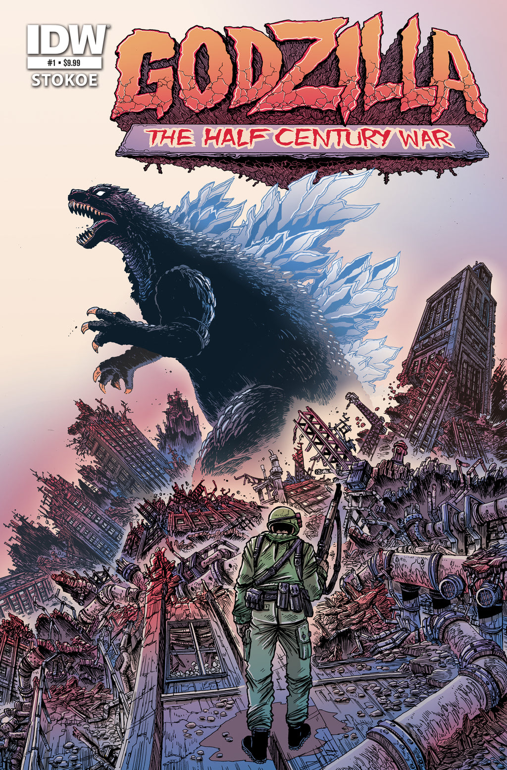 Godzilla 70th Anniv Foil Classics Half Century War #1