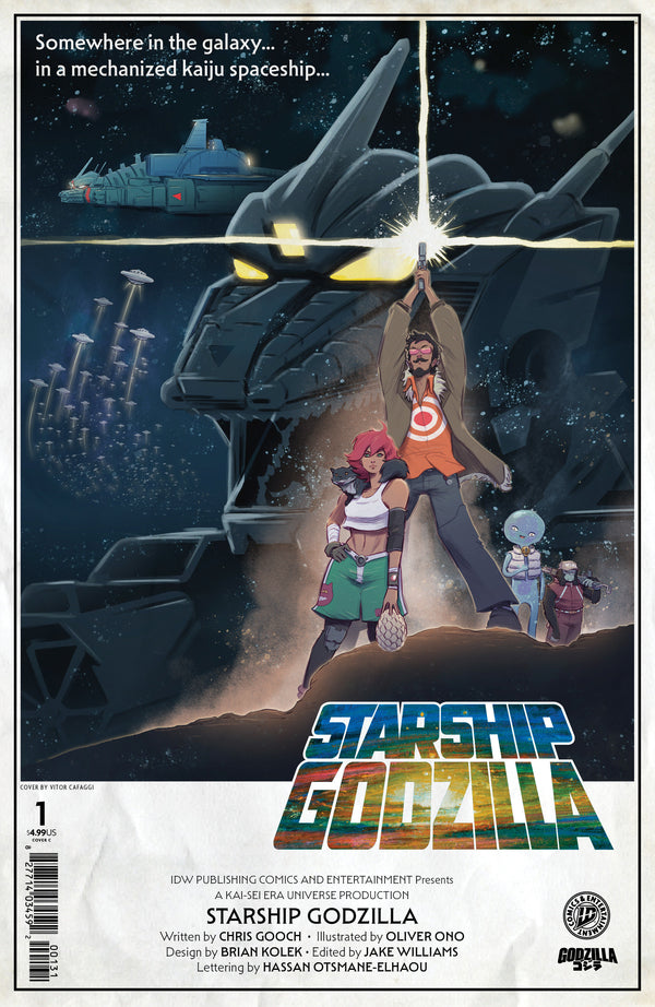 Starship Godzilla [Kai Sei Era] #1 Variant C (Cafaggi Movie Homage Cover)