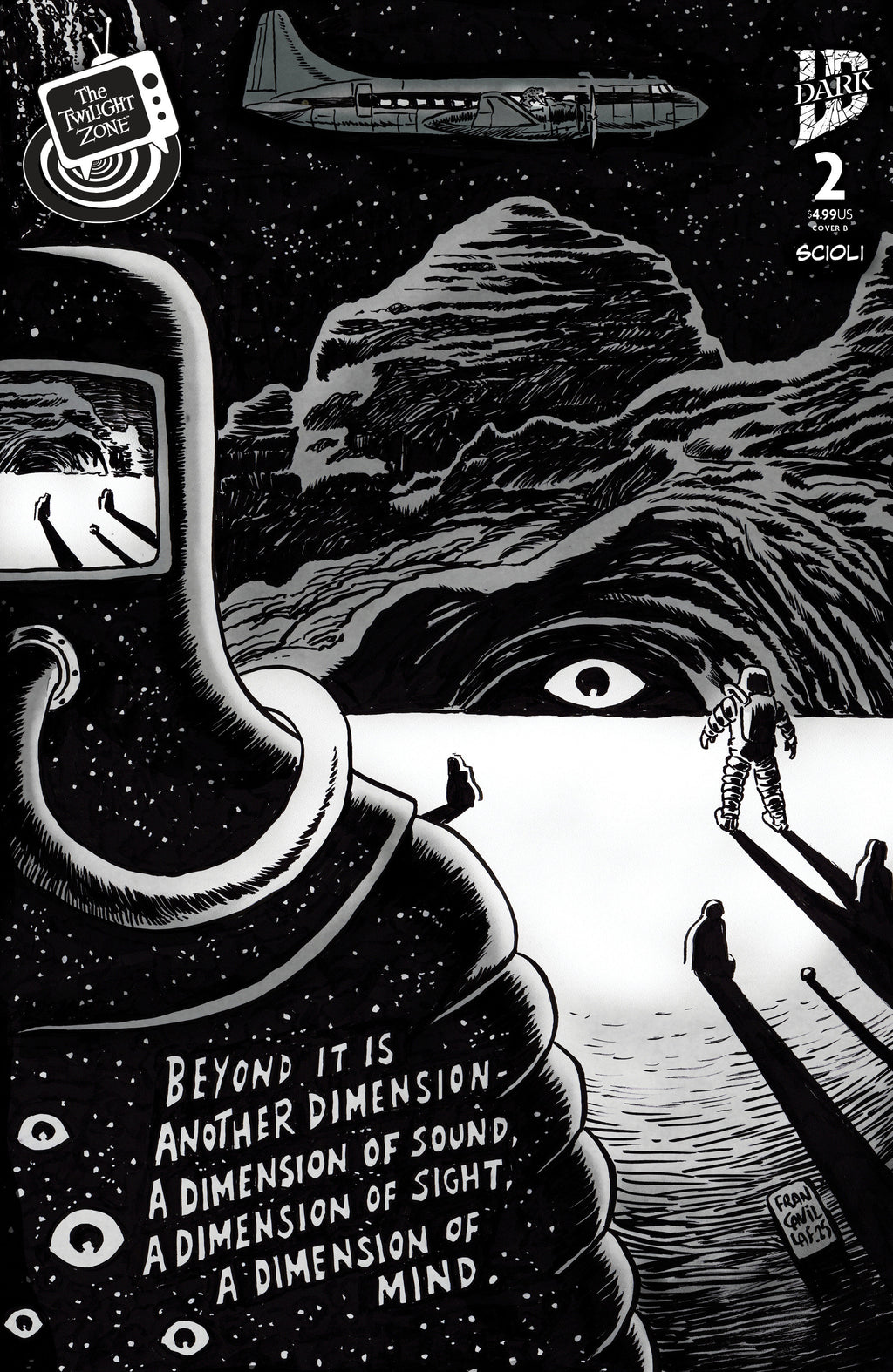 The Twilight Zone #2 Variant B (Francavilla Connecting Cover)