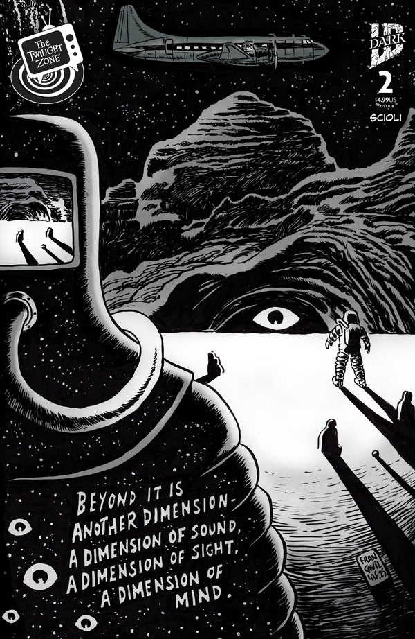 The Twilight Zone #2 Variant B (Francavilla Connecting Cover)