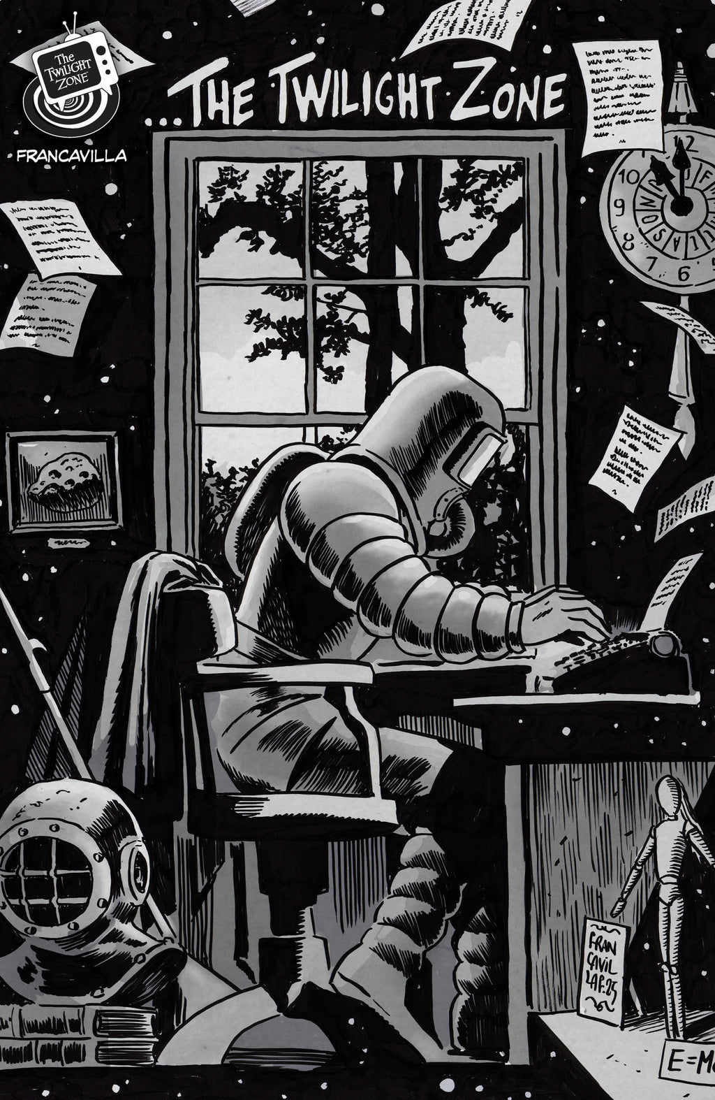 The Twilight Zone #5 Variant B (Francavilla Connecting Cover)