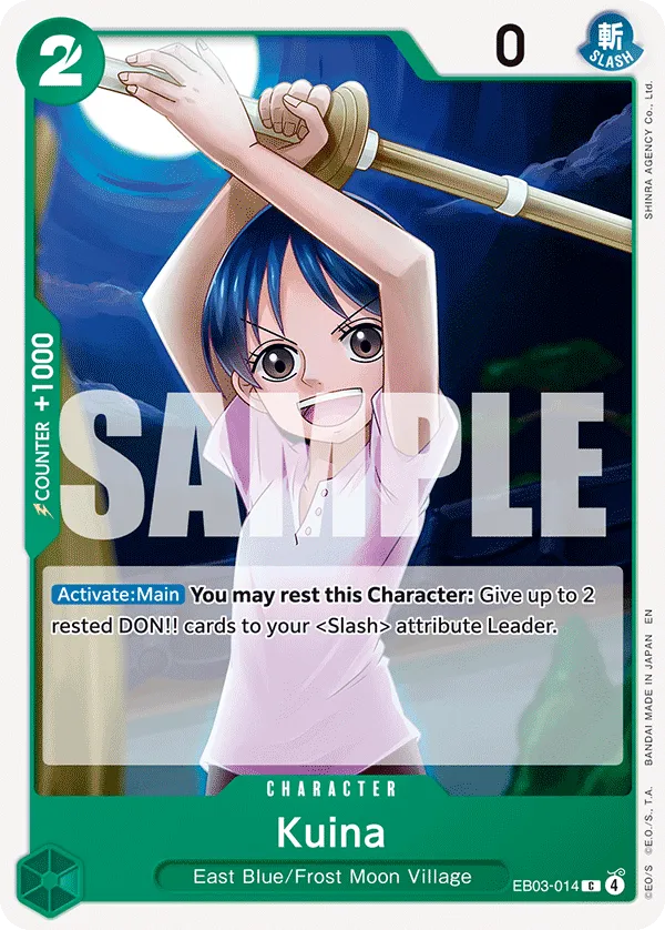 Kuina - ONE PIECE HEROINES EDITION- [EB-03] / Memorial Collection [EB-01] (EB03-014) #014