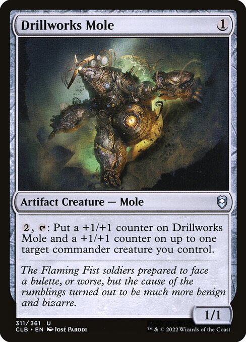 Drillworks Mole - Commander Legends: Battle for Baldur's Gate () #311