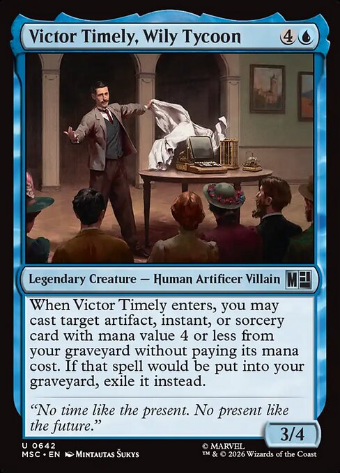 Victor Timely, Wily Tycoon - Marvel Super Heroes Commander () #642