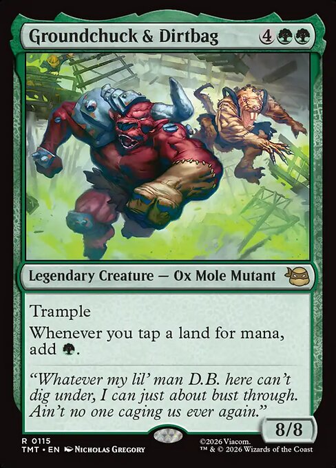 Groundchuck & Dirtbag - Teenage Mutant Ninja Turtles () #115 [Foil] [Foil]