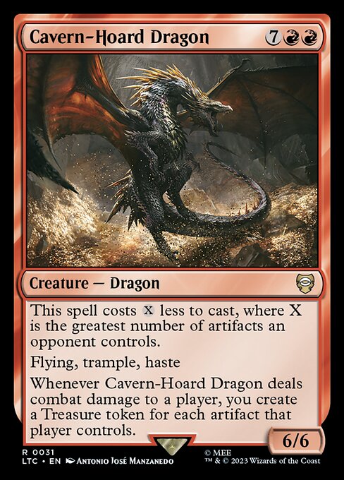 Cavern-Hoard Dragon - Tales of Middle-earth Commander (ltc) #31