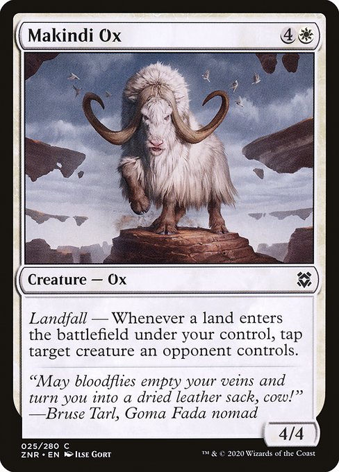 Makindi Ox - Zendikar Rising () #25