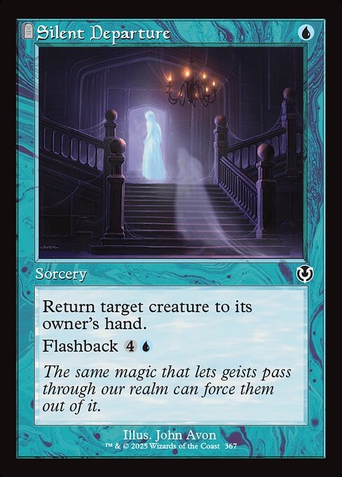 Silent Departure - Innistrad Remastered (inr) #367 [Foil] [Foil]