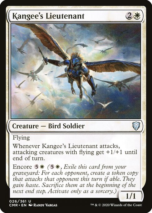 Kangee's Lieutenant - Commander Legends (CMR) #26