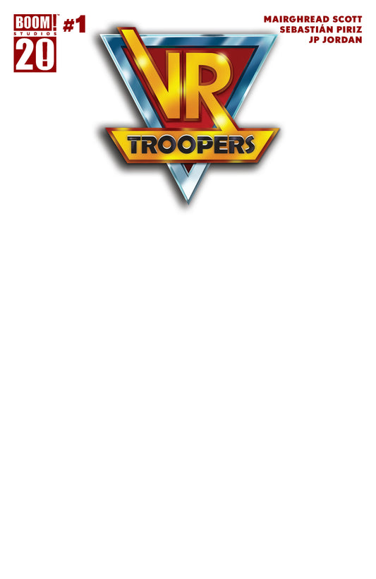 Vr Troopers #1 Cover F Blank Sketch Variant