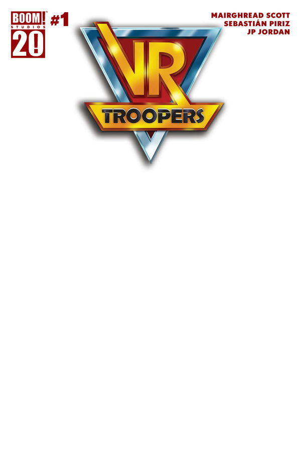 Vr Troopers #1 Cover F Blank Sketch Variant