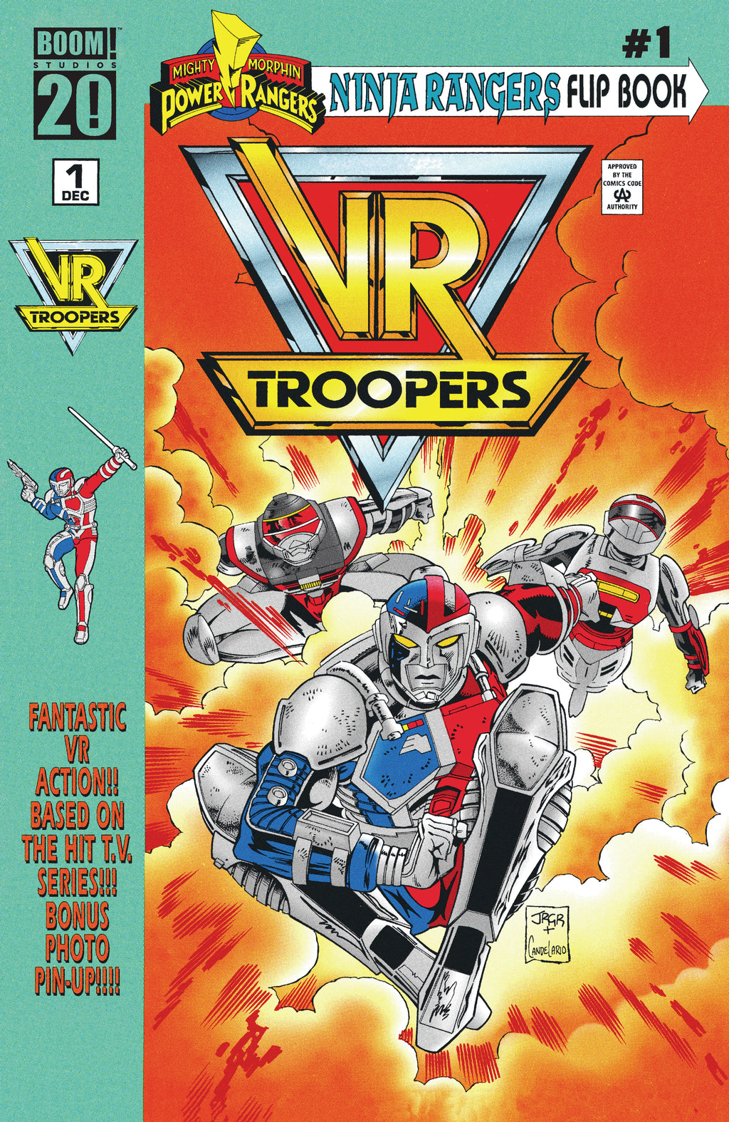 Vr Troopers/Power Rangers Flipbook Facsimile Edition #1 A Main (Dressed, Smith & Ross)