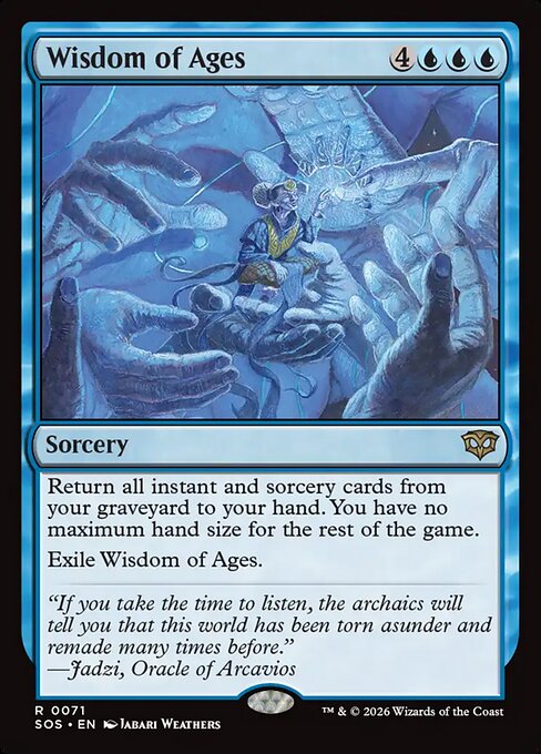 Wisdom of Ages - Secrets of Strixhaven (SOS) #71 [Foil] [Foil]
