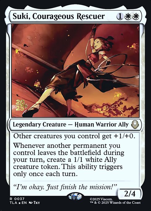 Suki, Courageous Rescuer - Avatar: The Last Airbender Promos (PTLA) #37s