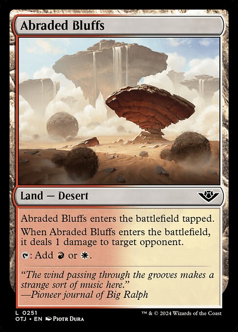 Abraded Bluffs - Outlaws of Thunder Junction () #251