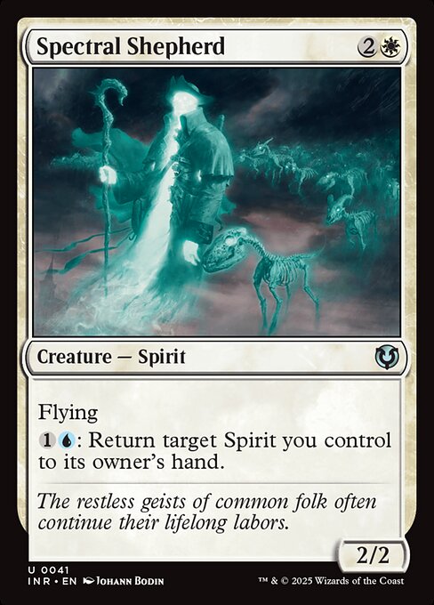 Spectral Shepherd - Innistrad Remastered (inr) #41 [Foil] [Foil]