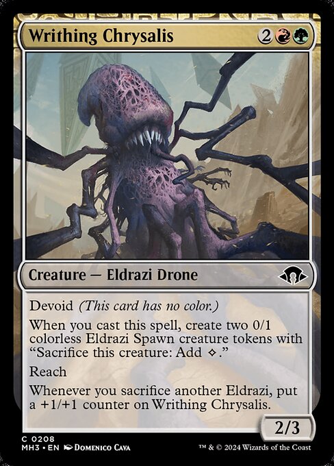 Writhing Chrysalis - Modern Horizons 3 (mh3) #208