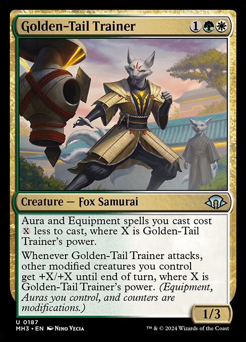 Golden-Tail Trainer - Modern Horizons 3 (mh3) #187