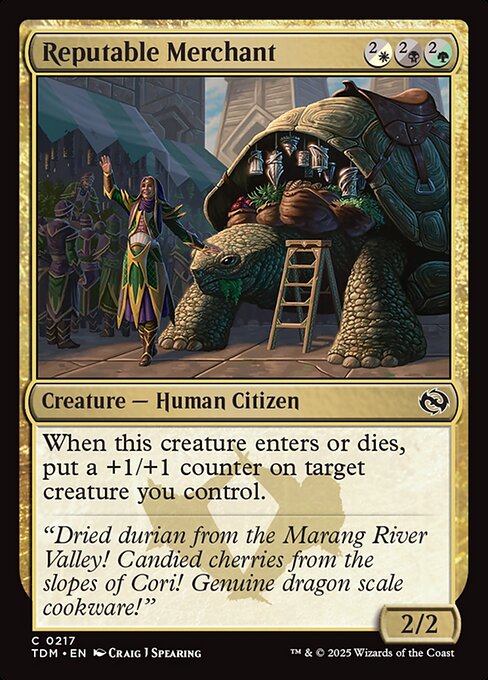 Reputable Merchant - Tarkir: Dragonstorm () #217