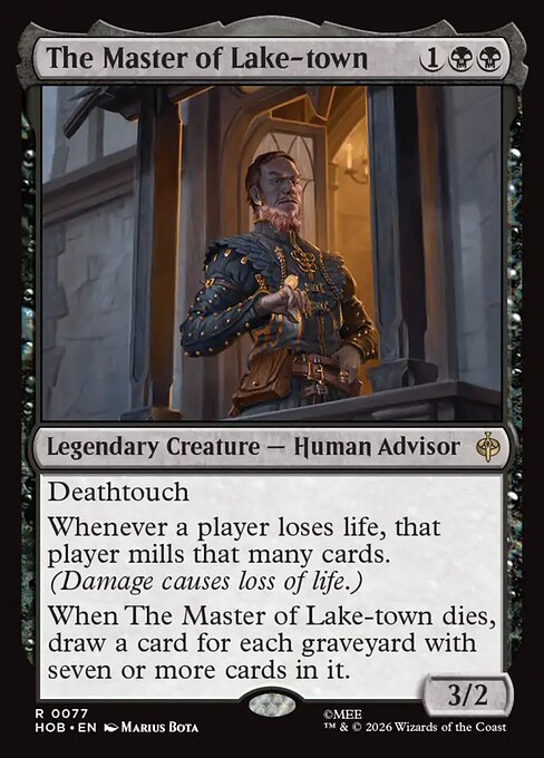 The Master of Lake-town - The Hobbit (hob) #77 [Foil] [Foil]