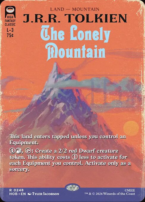 The Lonely Mountain - The Hobbit (HOB) #248