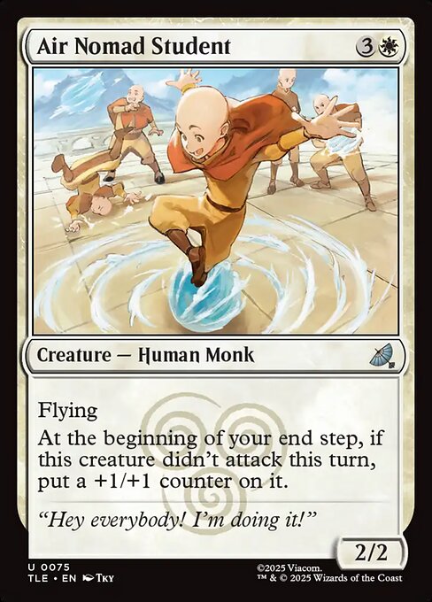 Air Nomad Student - Avatar: The Last Airbender Eternal () #75 [Foil] [Foil]