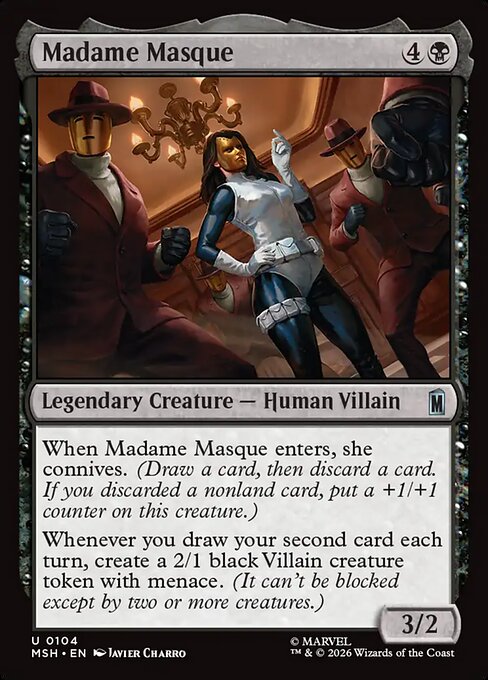 Madame Masque - Marvel Super Heroes () #104 [Foil] [Foil]