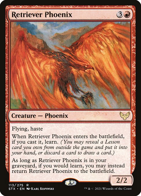 Retriever Phoenix - Strixhaven: School of Mages (STX) #113 [Foil] [Foil]