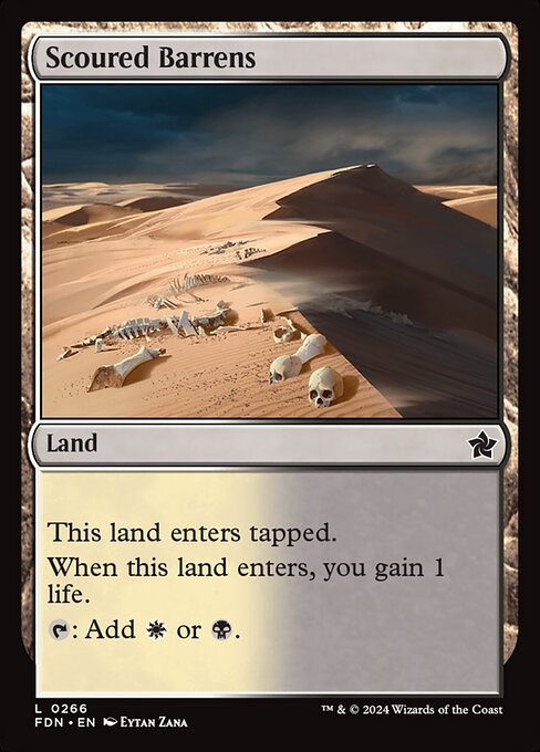 Scoured Barrens - Foundations (FDN) #266