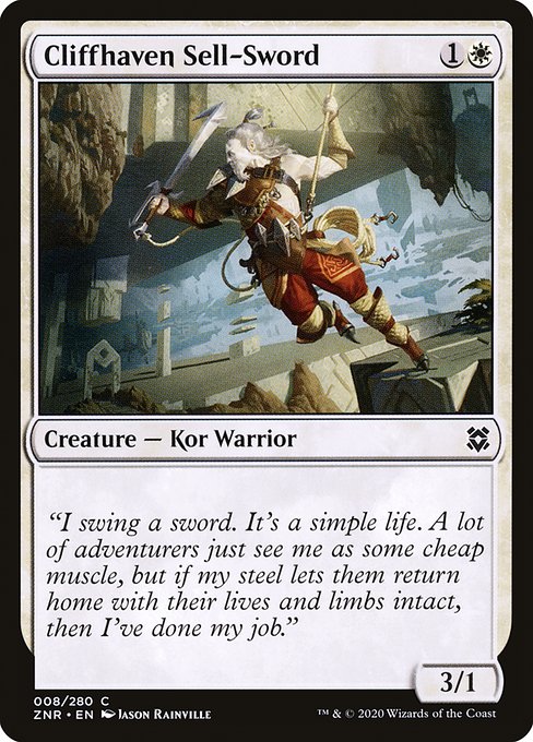 Cliffhaven Sell-Sword - Zendikar Rising () #8