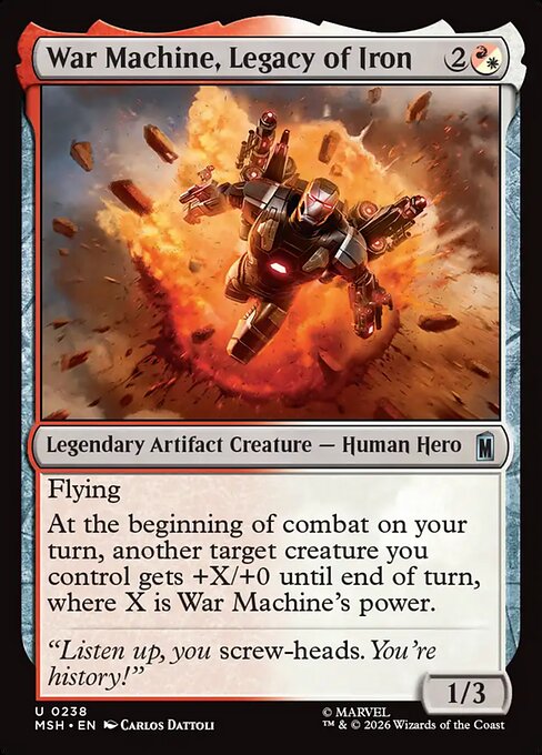 War Machine, Legacy of Iron - Marvel Super Heroes () #238