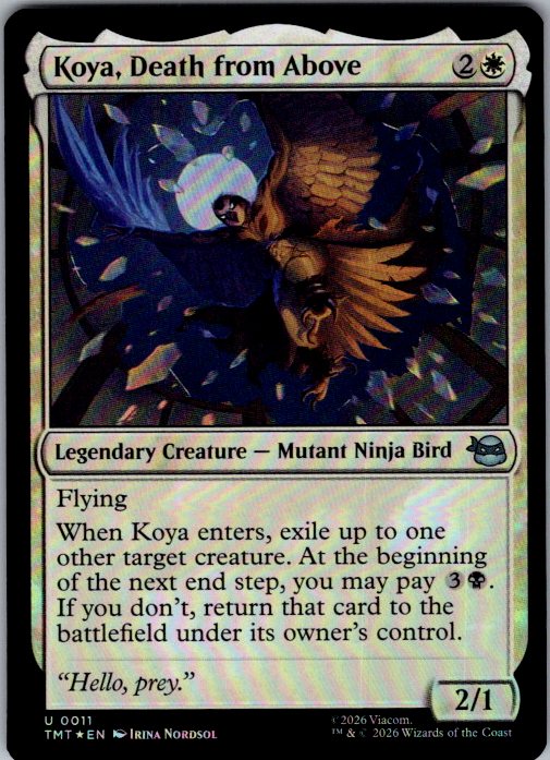 Koya, Death from Above [Foil] - Teenage Mutant Ninja Turtles (TMT) #11 [Foil]