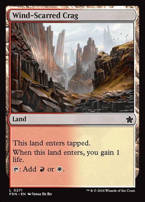 Wind-Scarred Crag - Foundations () #271