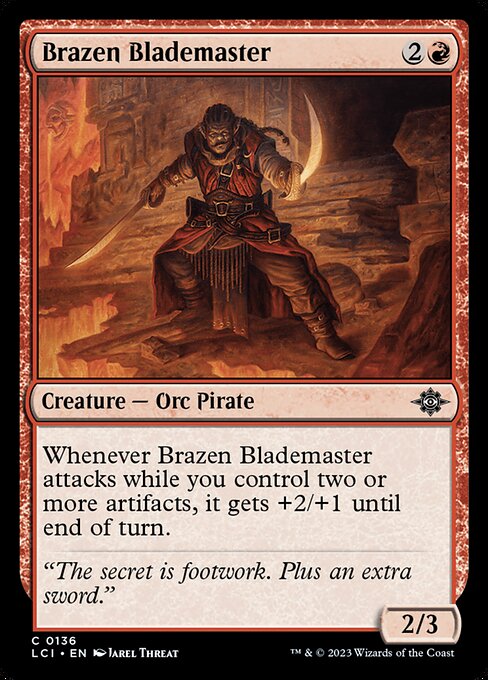 Brazen Blademaster - The Lost Caverns of Ixalan (lci) #136