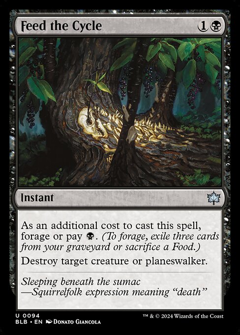 Feed the Cycle - Bloomburrow (BLB) #94 [Foil]