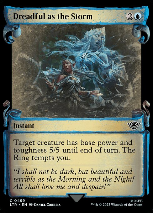 Dreadful as the Storm - The Lord of the Rings: Tales of Middle-earth (ltr) #499 [Foil] [Foil]