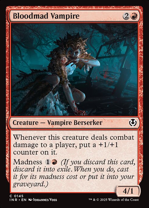 Bloodmad Vampire - Innistrad Remastered (inr) #145 [Foil] [Foil]