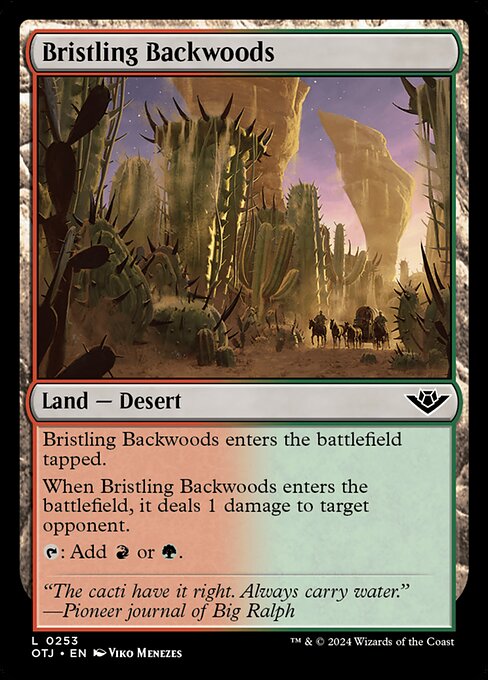 Bristling Backwoods - Outlaws of Thunder Junction () #253