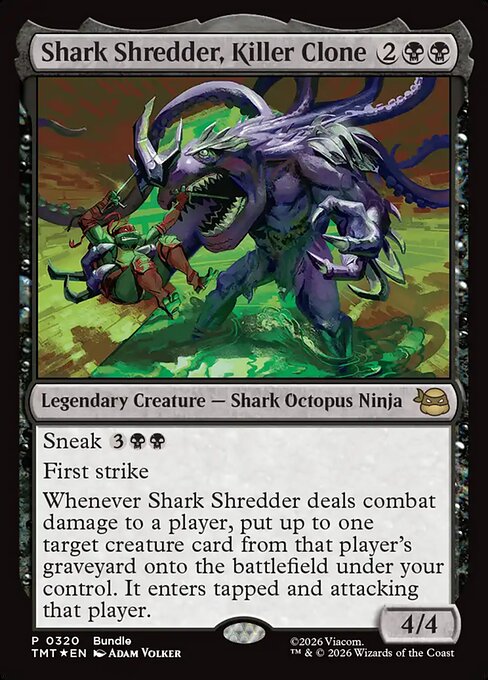 Shark Shredder, Killer Clone - Teenage Mutant Ninja Turtles (TMT) #320 [Foil] [Foil]