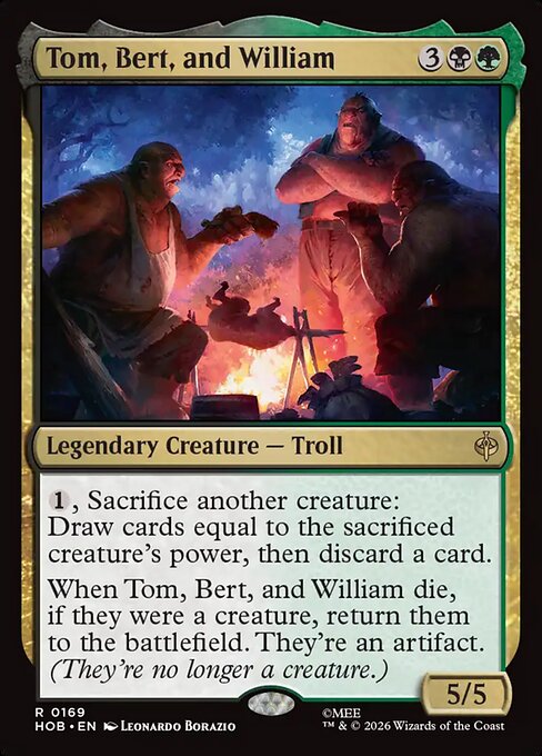 Tom, Bert, and William - The Hobbit (hob) #169 [Foil] [Foil]