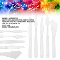 Pixiss - PIXISS Plastic Palette Knife Set - 5PC