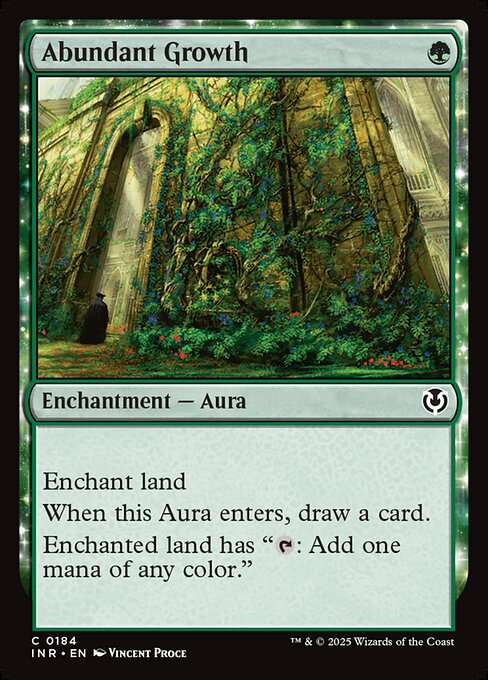 Abundant Growth - Innistrad Remastered (inr) #184 [Foil] [Foil]