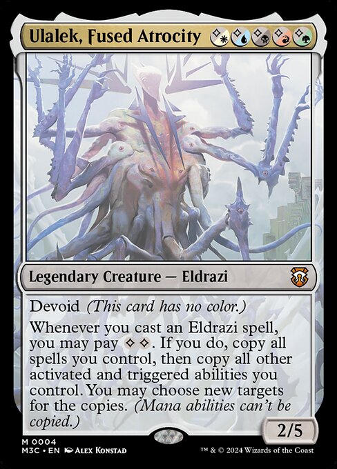 Ulalek, Fused Atrocity - Modern Horizons 3 Commander () #4 [Foil] [Foil]