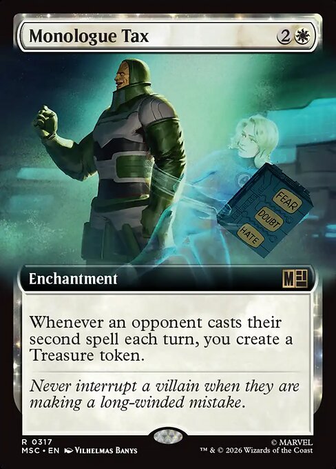 Monologue Tax - Marvel Super Heroes Commander () #317