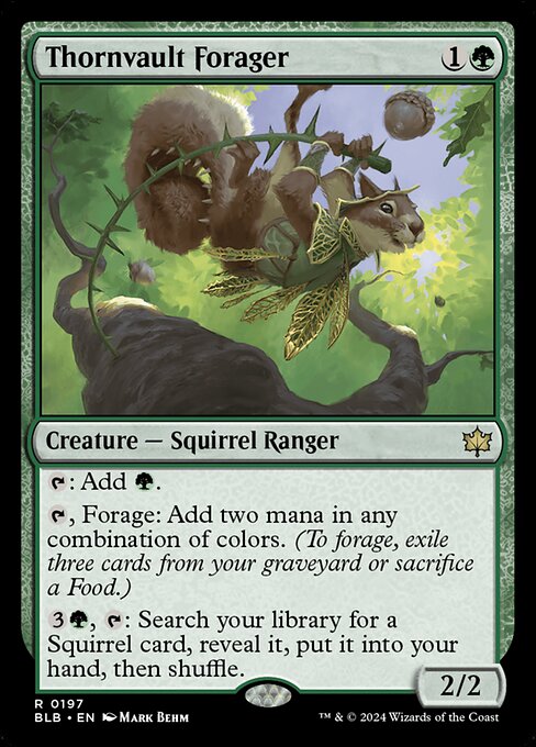 Thornvault Forager - Bloomburrow (BLB) #197