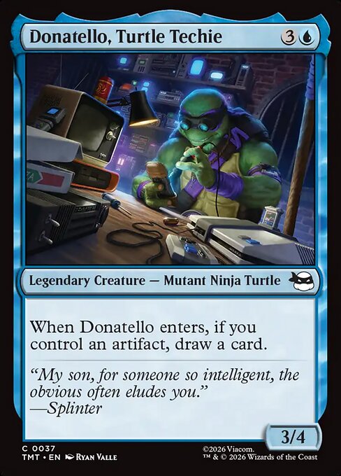 Donatello, Turtle Techie - Teenage Mutant Ninja Turtles () #37 [Foil] [Foil]