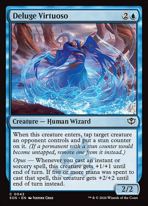 Deluge Virtuoso - Secrets of Strixhaven () #42 [Foil] [Foil]
