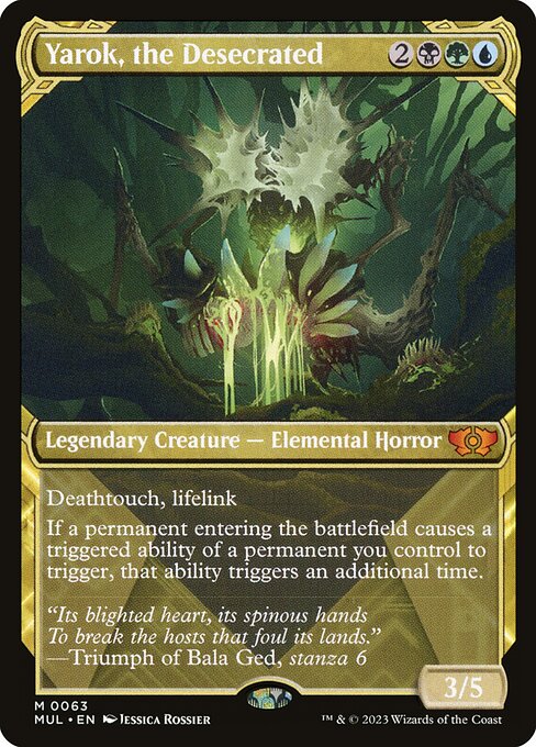 Yarok, the Desecrated - Multiverse Legends (MUL) #63 [Foil] [Foil]